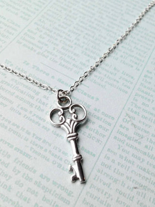 Silver Key Necklace