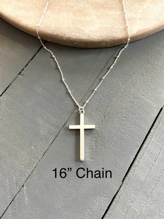 Sterling Silver Cross Necklace