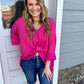 Curvy Fuchsia Beachy Top