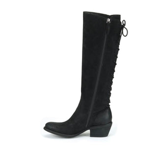 Sofft Sharnell Heel Black Suede Boot FINAL SALE!