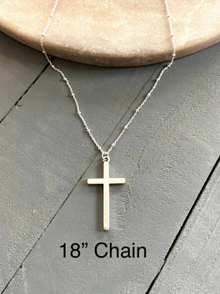 Sterling Silver Cross Necklace