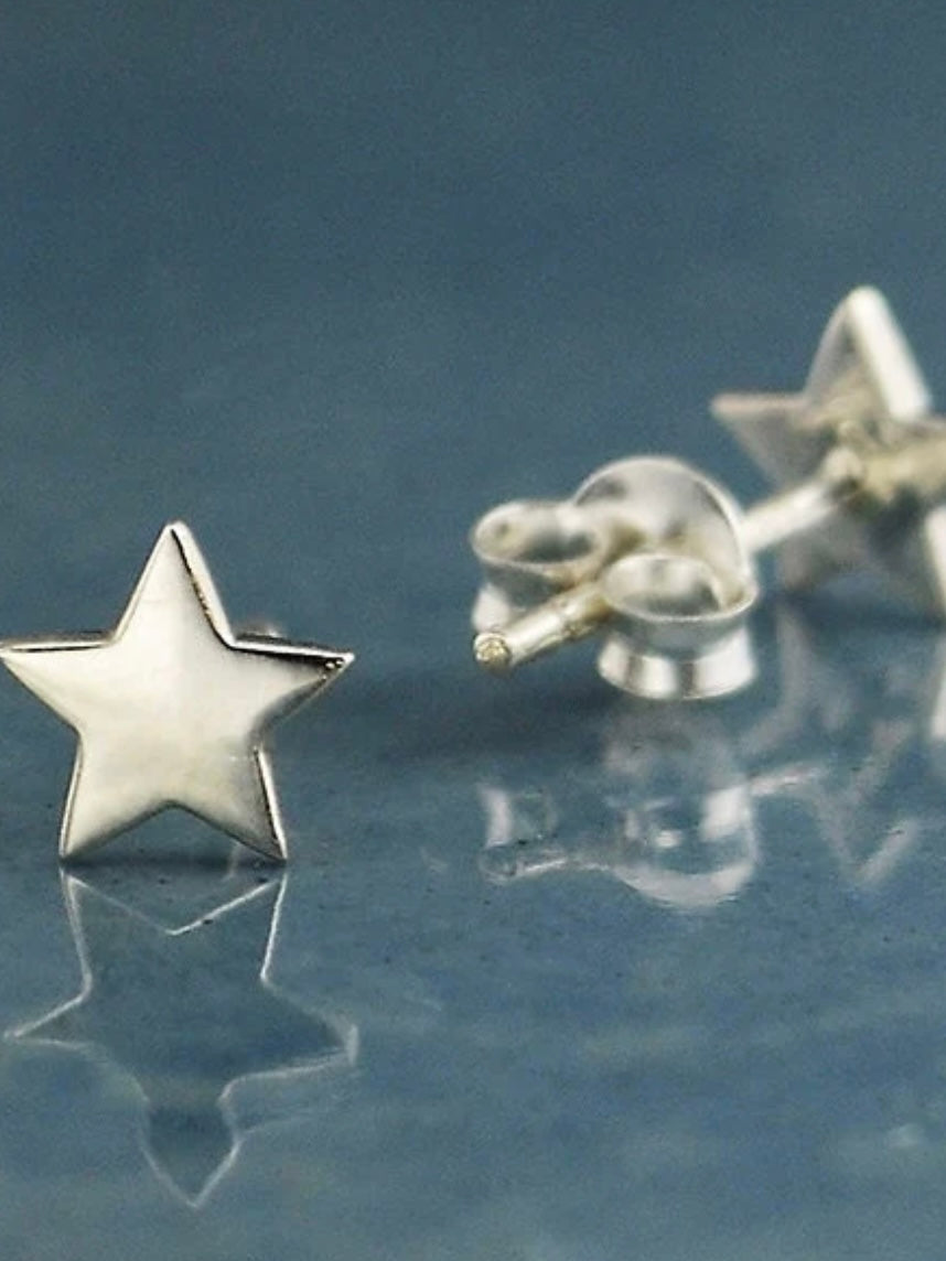 Sterling Silver Mini Star Earring