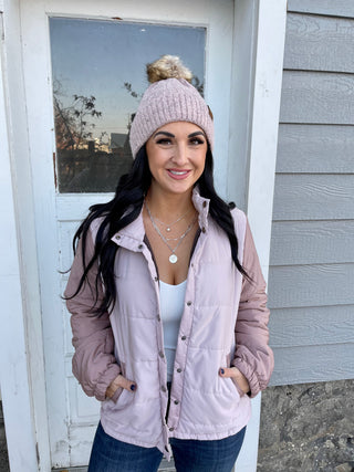 Mauve Reversible Jacket FINAL SALE!