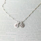 Sterling Silver XO Charm Necklace