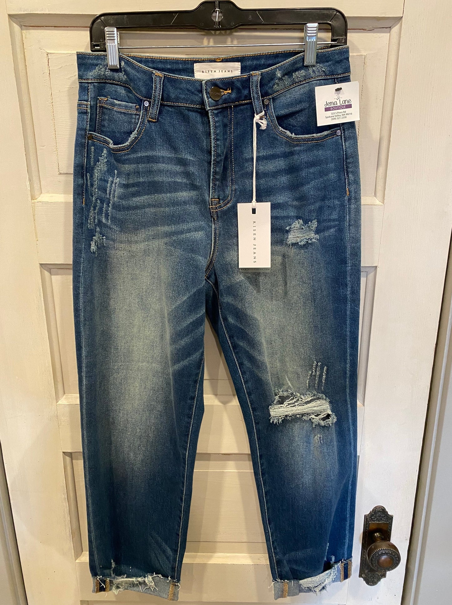 Distressed Curvy Jeans FINAL SALE!