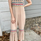 Embroidered Boho Jumpsuit CLEARANCE FINAL SALE